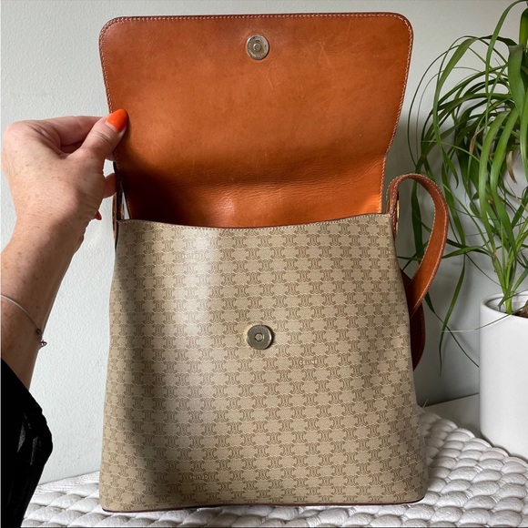 CELINE Shoulder Messenger Bag Macadam - Picture 4 of 10